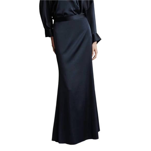 Midnight At Last Skirt in Paper Leather